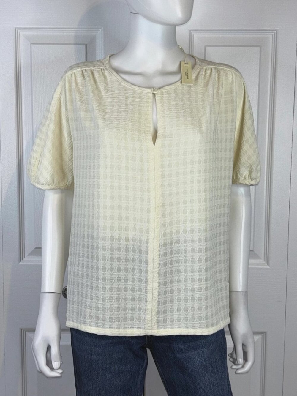 MAX STUDIO women's short-sleeved blouse small